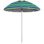 Voir la diapositive 1 : OUTSUNNY Parasol inclinable réglable de plage protection UV40+ Ø178 cm sac transport inclus