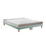 Voir la diapositive 5 : IDLITERIE Ensemble Matelas accueil Latex 3 zones INITIAL - Bi Confort Mousse & Latex + Sommier - Made in France