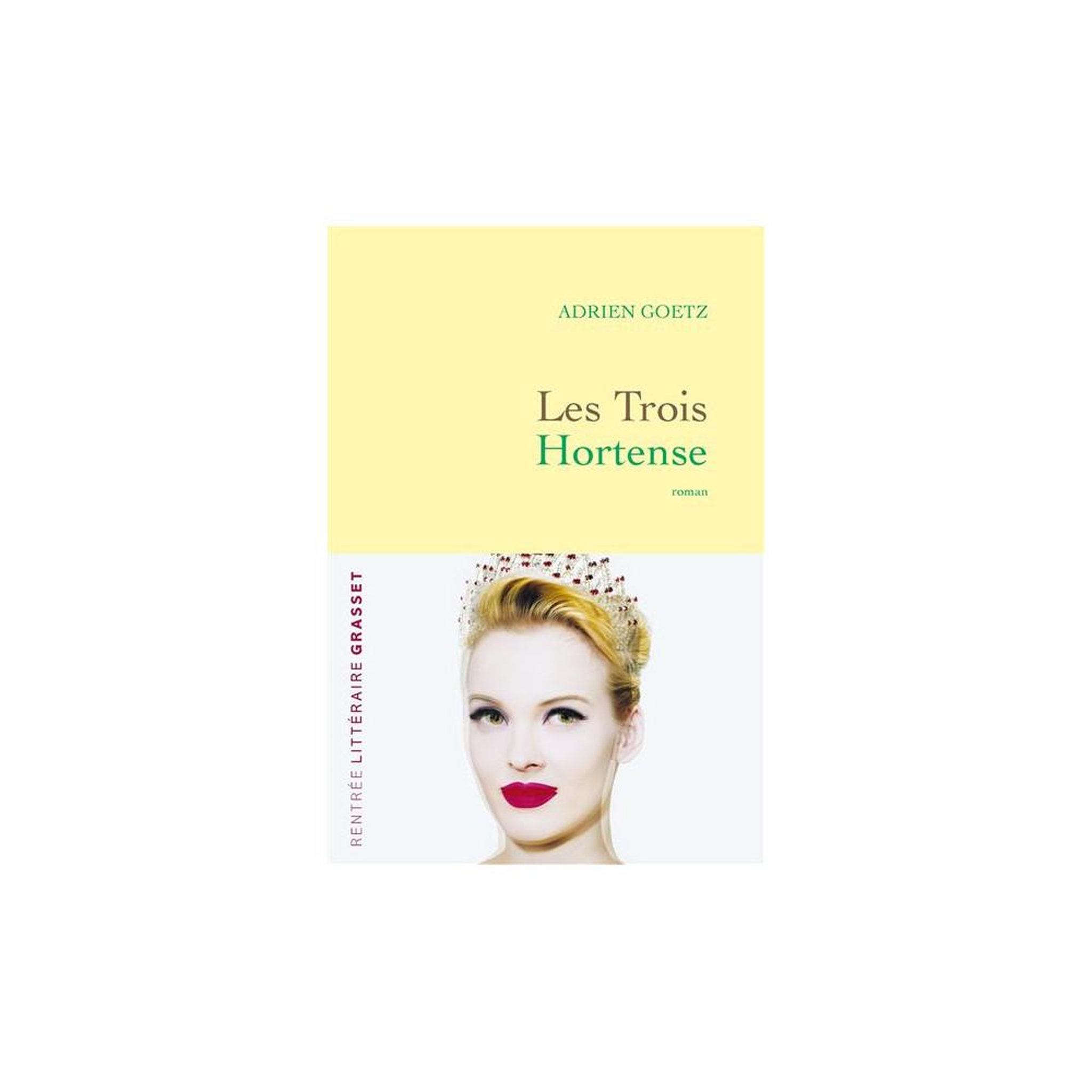 Les trois hortense, roman en français d'adrien goetz (édition brochée, 304 pages)