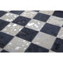 Voir la diapositive 3 : Paris Prix Tapis en Cuir Fait Main  Rocket  Argent & Gris