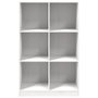 Voir la diapositive 4 : VIDAXL Bibliotheque blanc 70x33x110 cm bois massif de pin