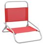 Voir la diapositive 2 : VIDAXL Chaises de plage pliables lot de 2 Rouge Tissu