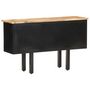 Voir la diapositive 3 : VIDAXL Buffet 110x30x65 cm Bois de manguier massif brut et acier