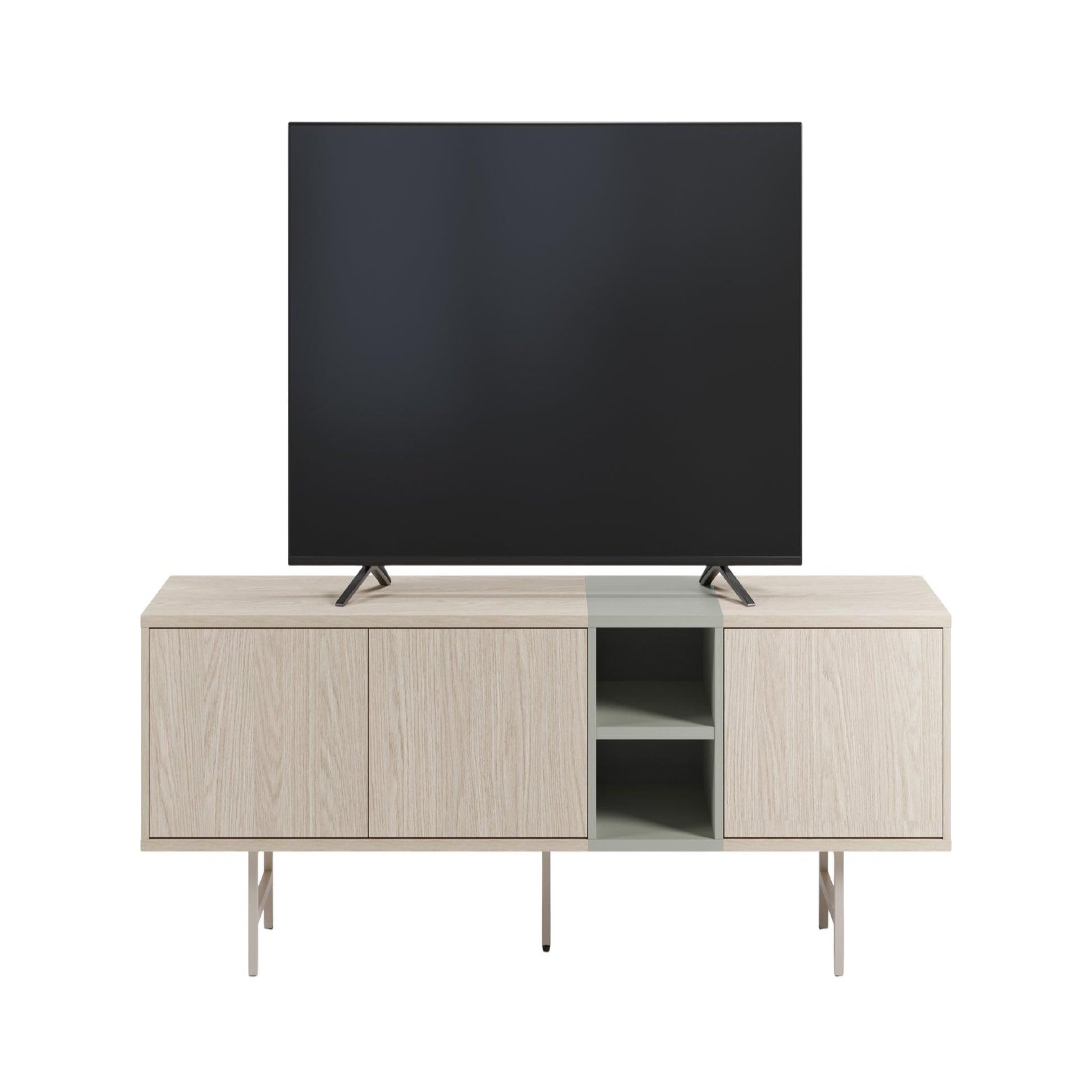 Voir la diapositive 5 : CASANOVA PARIS Carlo - meuble tv 180cm en mélamine beige