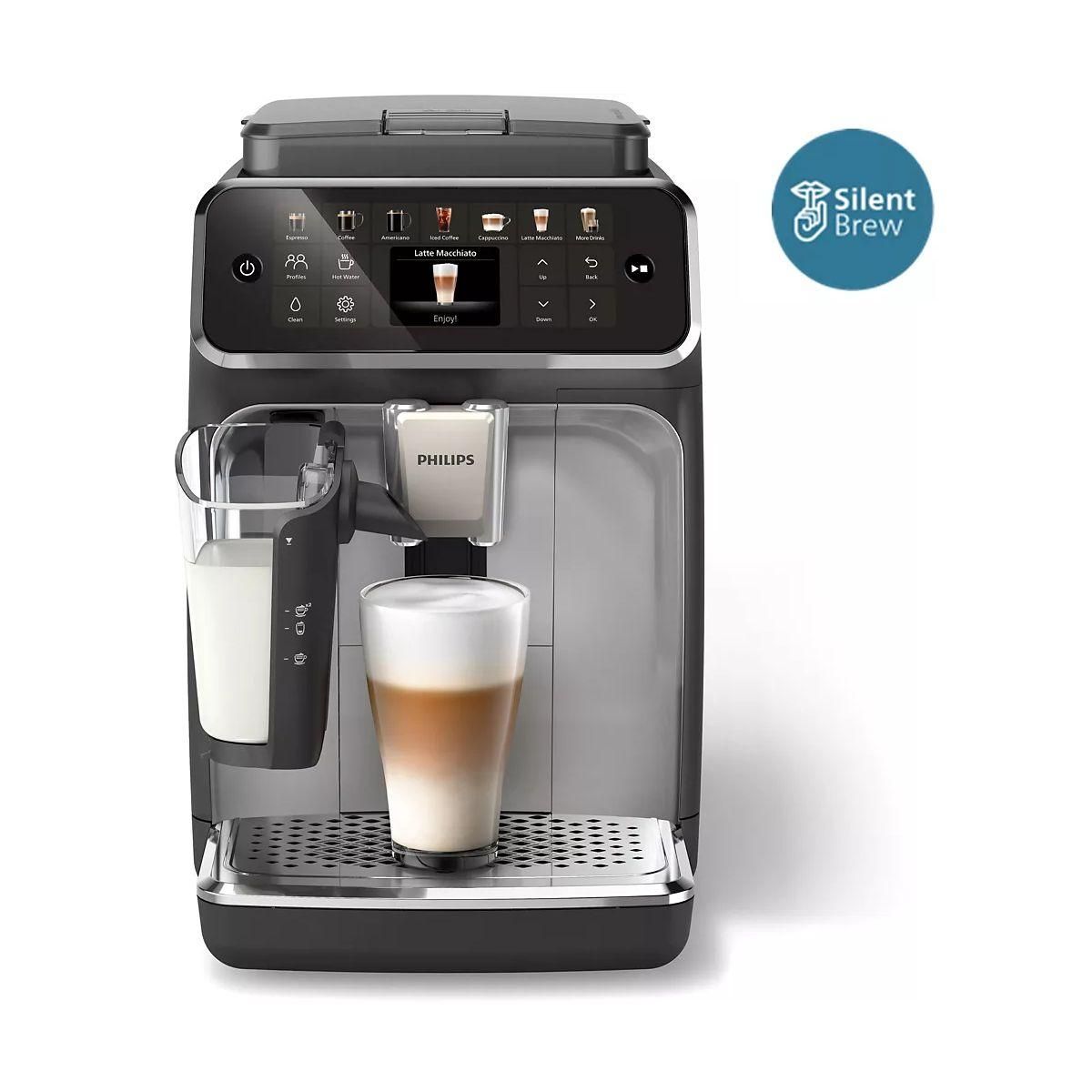 Philips Expresso Broyeur LatteGo SilentBrew EP4446/70