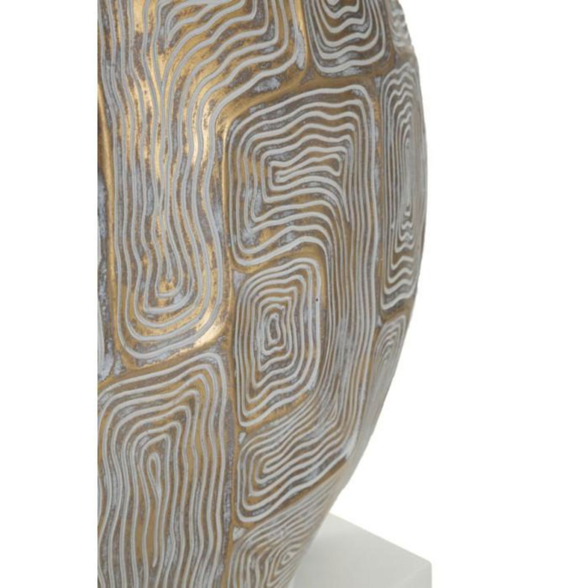 Paris Prix Lampe à Poser en Résine  Elips  68cm Or