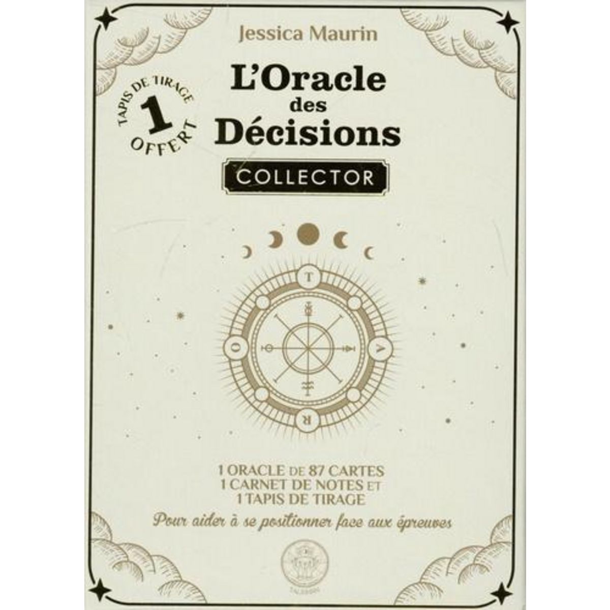 L'ORACLE DES DECISIONS. AVEC 1 ORACLE DE 87 CARTES, 1 CARNET DE NOTES ET 1 TAPIS DE TIRAGE, EDITION COLLECTOR, Maurin Jessica