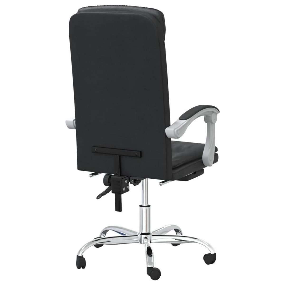 VIDAXL Fauteuil inclinable de bureau Noir Similicuir