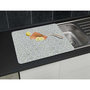 Voir la diapositive 4 : Wenko Plaque de cuisine multi-usages en verre avec effet granite - 56 x 50 cm