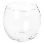 ATMOSPHERA Photophore en Verre  Rond  7cm Transparent