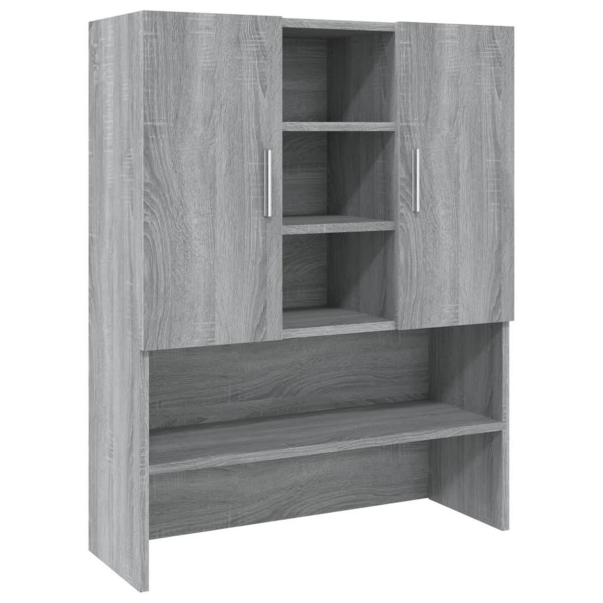VIDAXL Meuble pour machine a laver Sonoma gris 70,5x25,5x90 cm