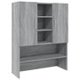 Voir la diapositive 2 : VIDAXL Meuble pour machine a laver Sonoma gris 70,5x25,5x90 cm