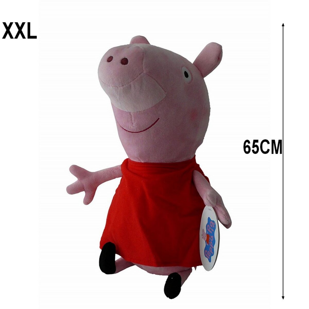 Geante Peluche Peppa Pig 65 cm pas cher Auchan