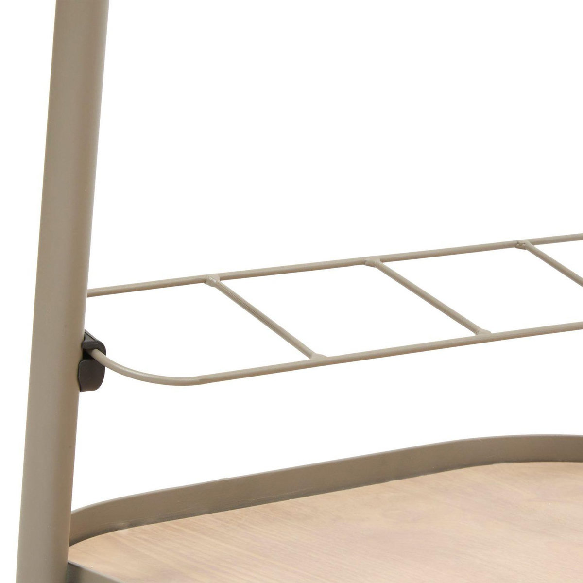 HESPERIDE Desserte de jardin à roulettes en aluminium EASINESS