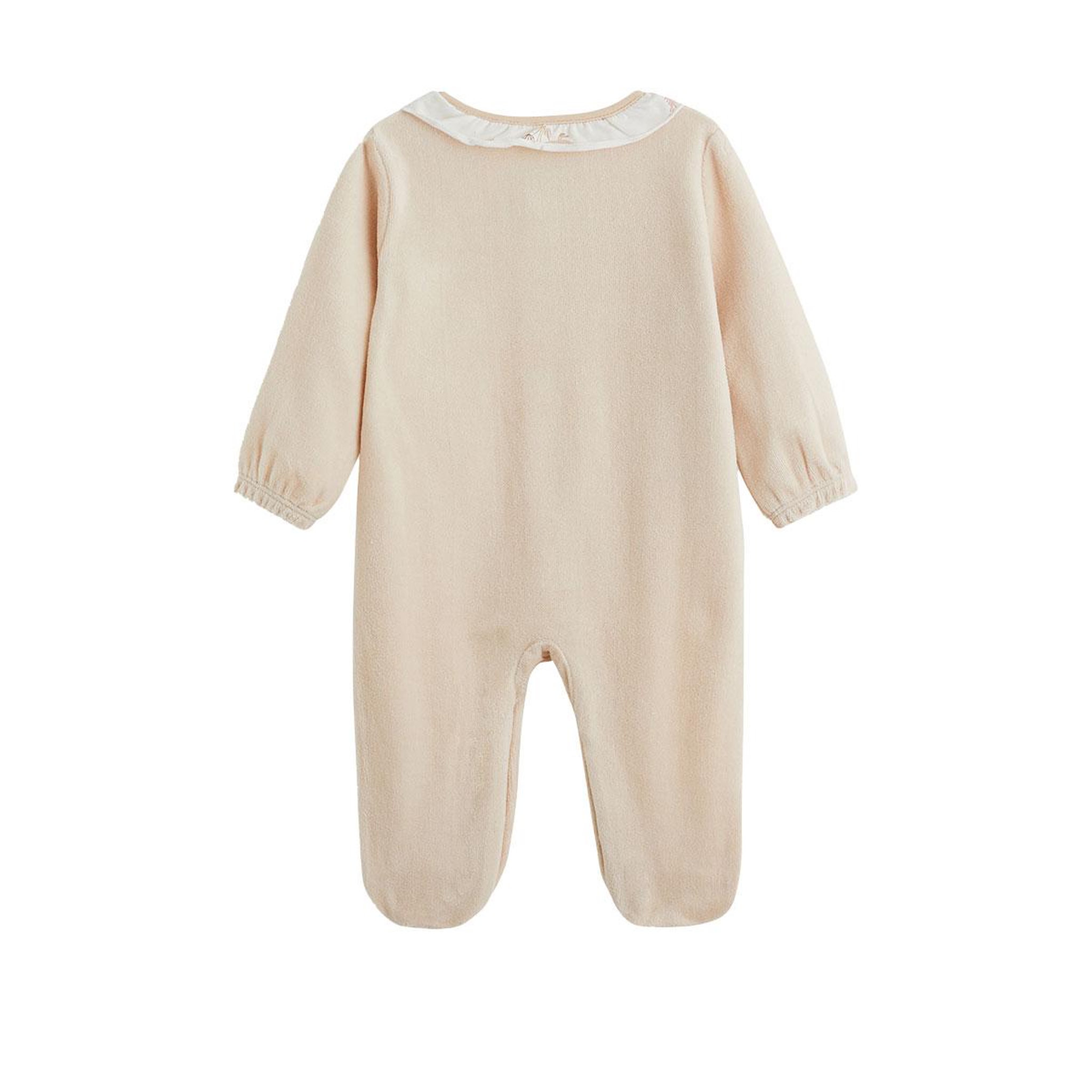Voir la diapositive 2 : PETIT BEGUIN Pyjama bébé en velours Margot