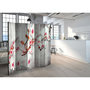 Voir la diapositive 2 : Paris Prix Paravent 5 Volets  Concrete Orchid  172x225cm