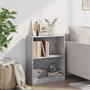 Voir la diapositive 3 : VIDAXL Bibliotheque Gris beton 60x24x76 cm Bois d'ingenierie