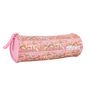 Voir la diapositive 2 : Bagtrotter Offshore - Trousse ronde rose palmiers - Bagtrotter