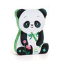 Voir la diapositive 1 : Djeco Puzzle enfant Djeco Silhouette Panda 24 pièces