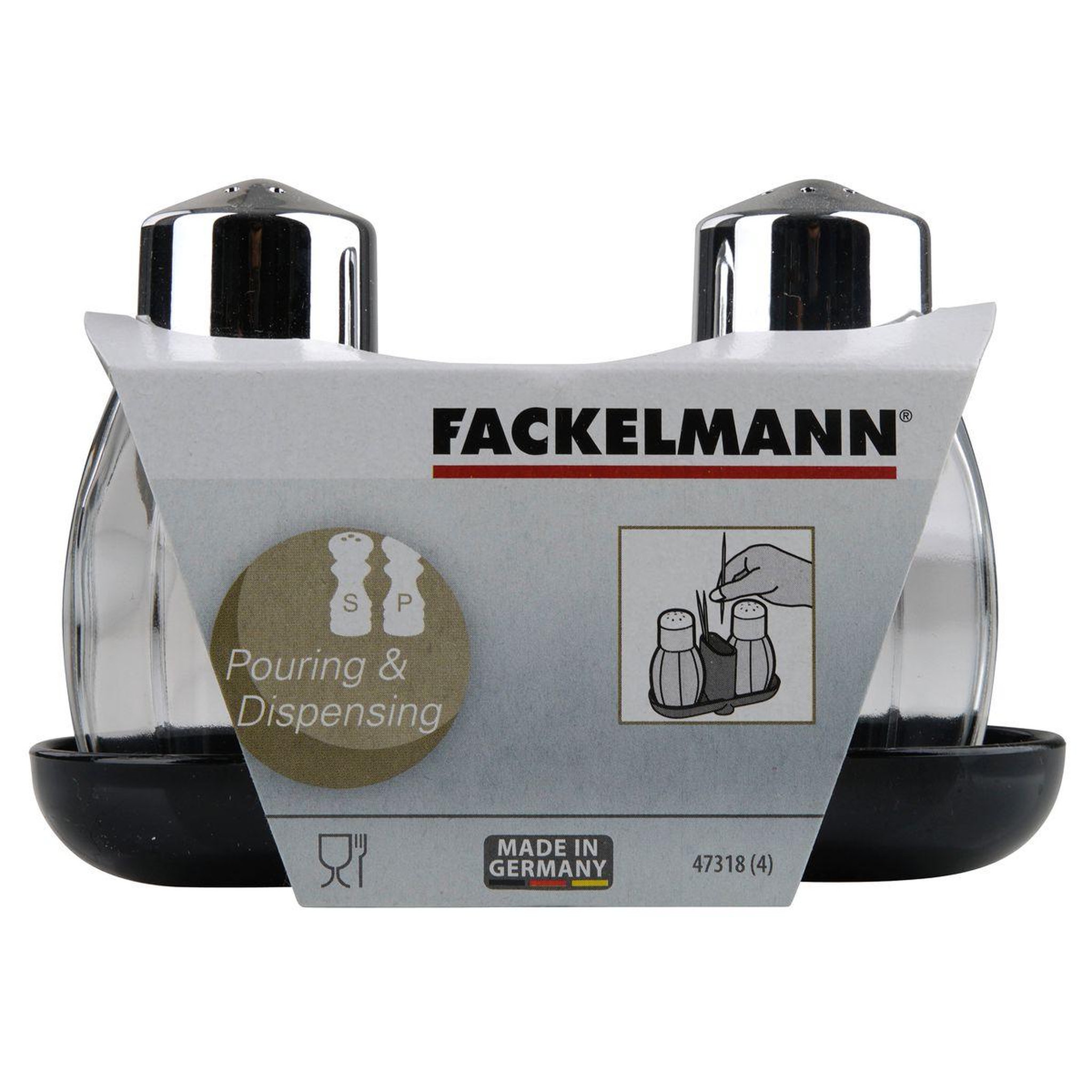 Voir la diapositive 6 : Fackelmann Ensemble salière et poivrier fackelmann