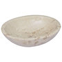 Voir la diapositive 2 : VIDAXL Lavabo Creme 53x40x15 cm Marbre