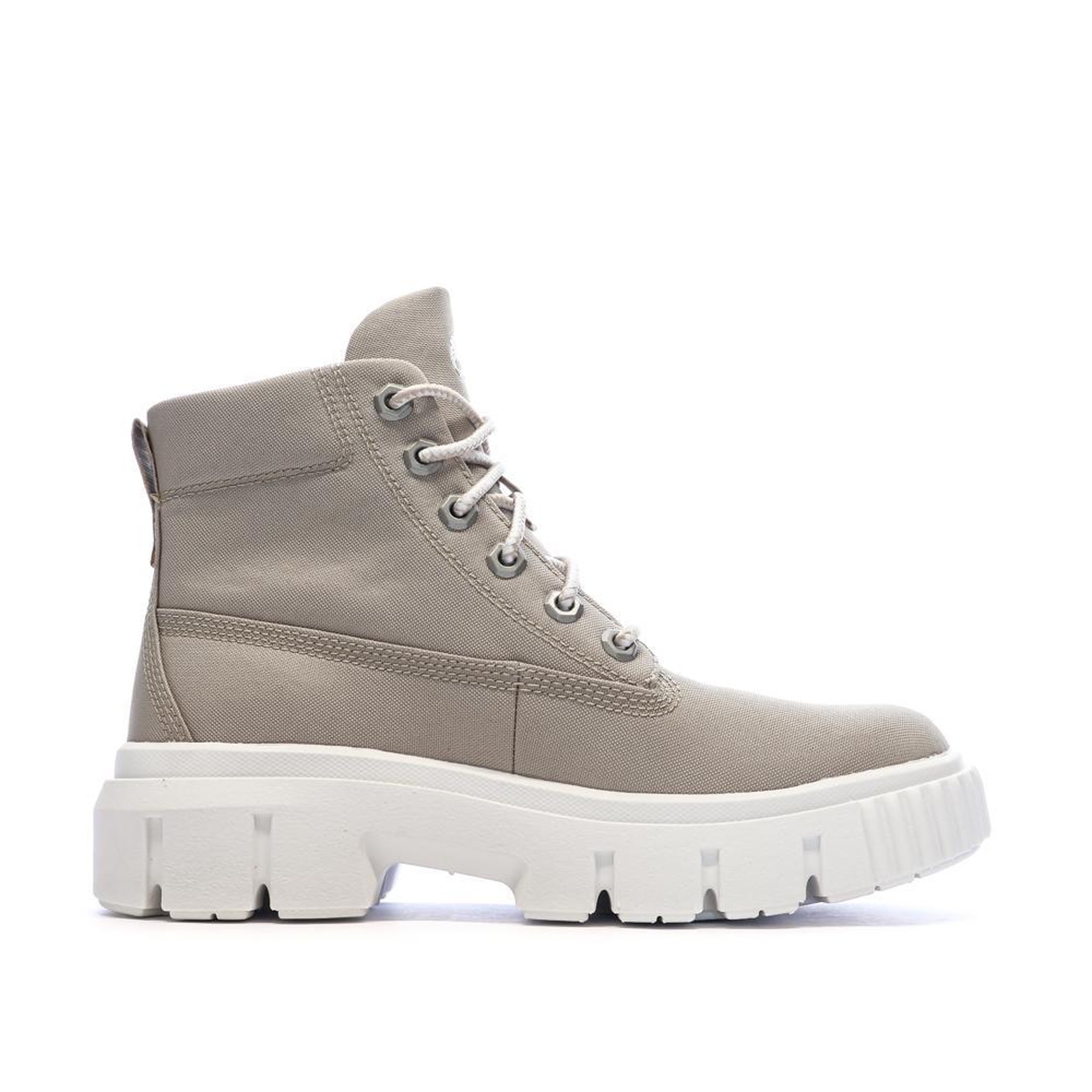 Voir la diapositive 3 : TIMBERLAND Bottines beige femme timberland greyfield mid lace up
