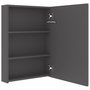 Voir la diapositive 5 : VIDAXL Armoire de salle de bain a miroir LED gris 50x13x70 cm