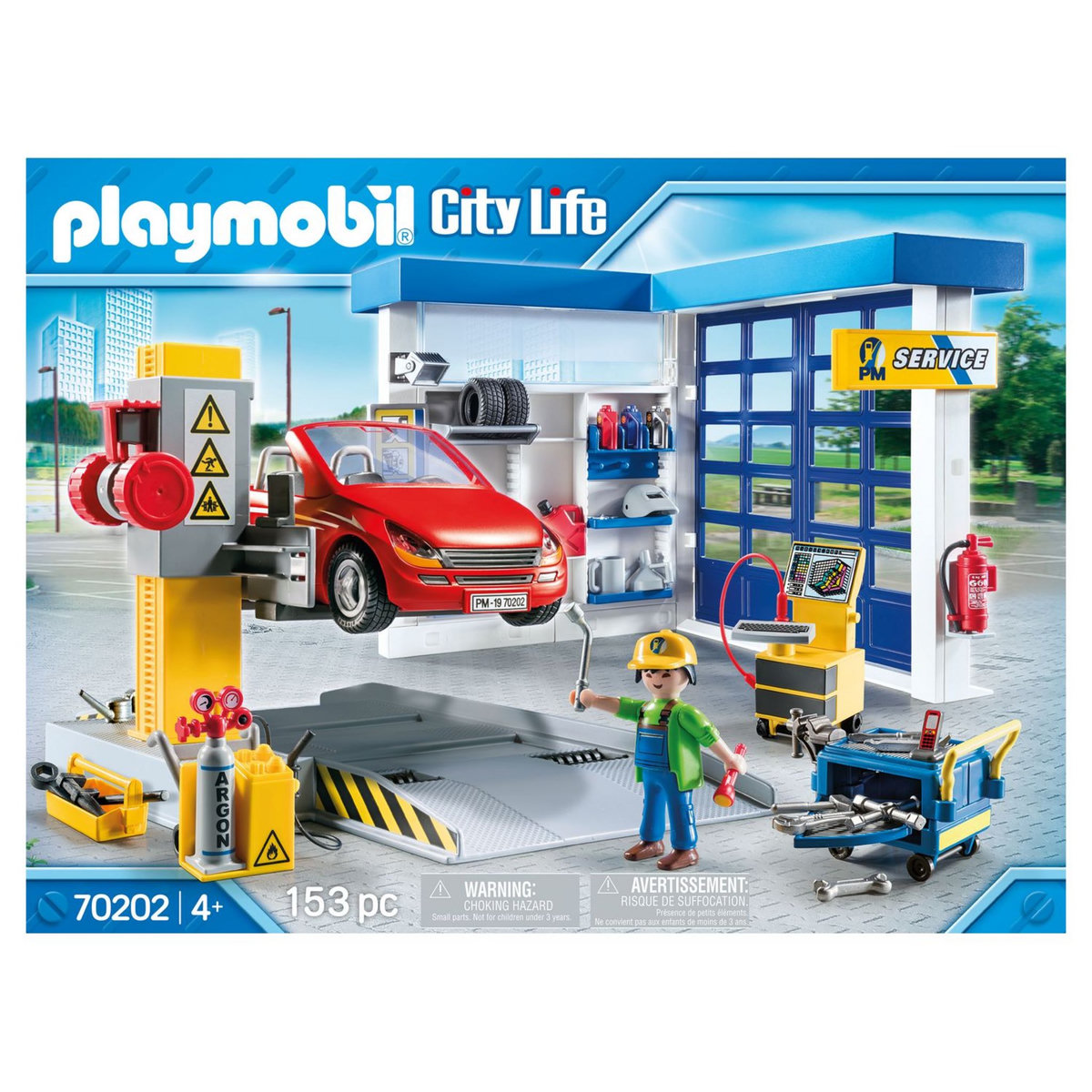 PLAYMOBIL 70202 - City Life - Garage automobile