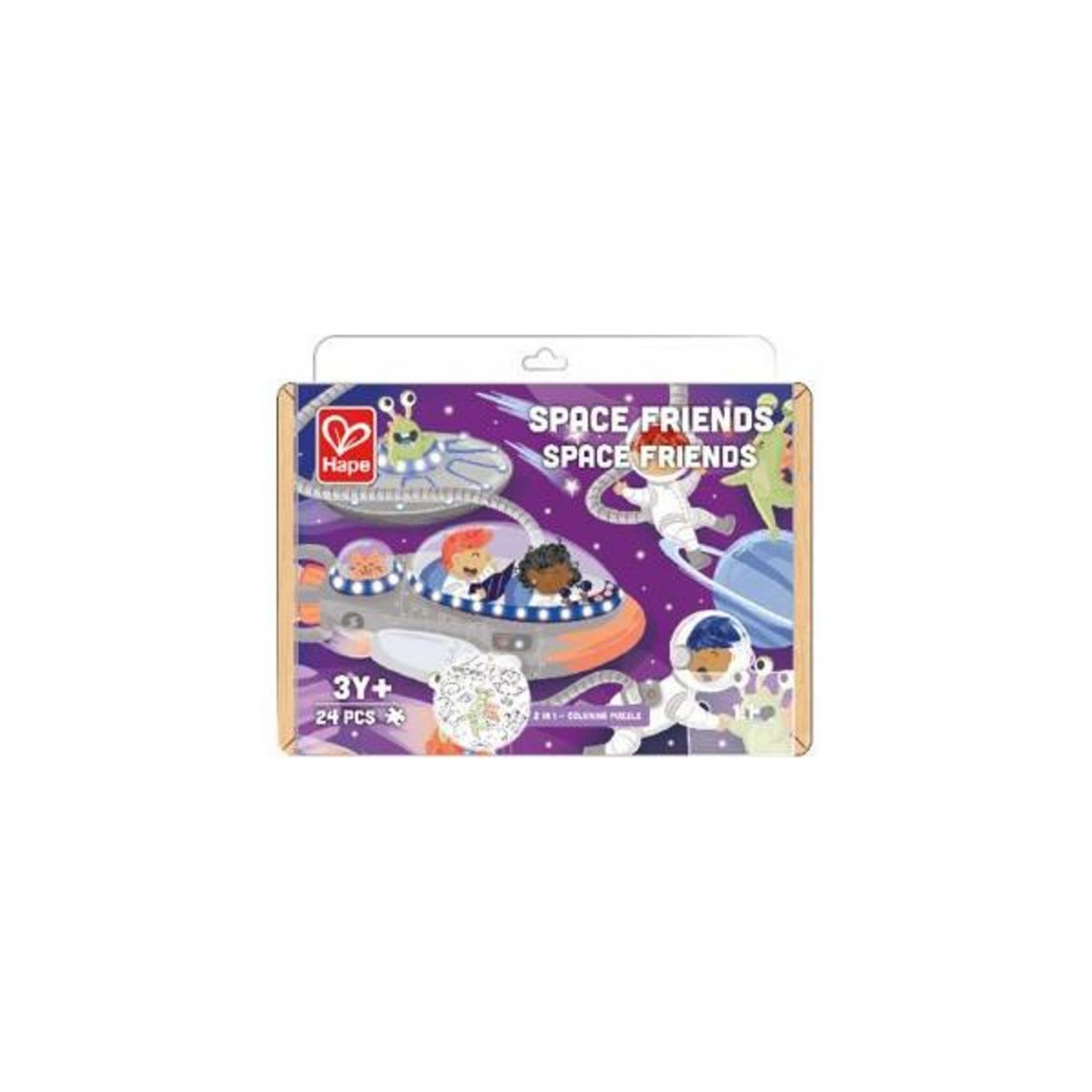 Hape Puzzle 2 en 1 Hape Découverte de l'Espace