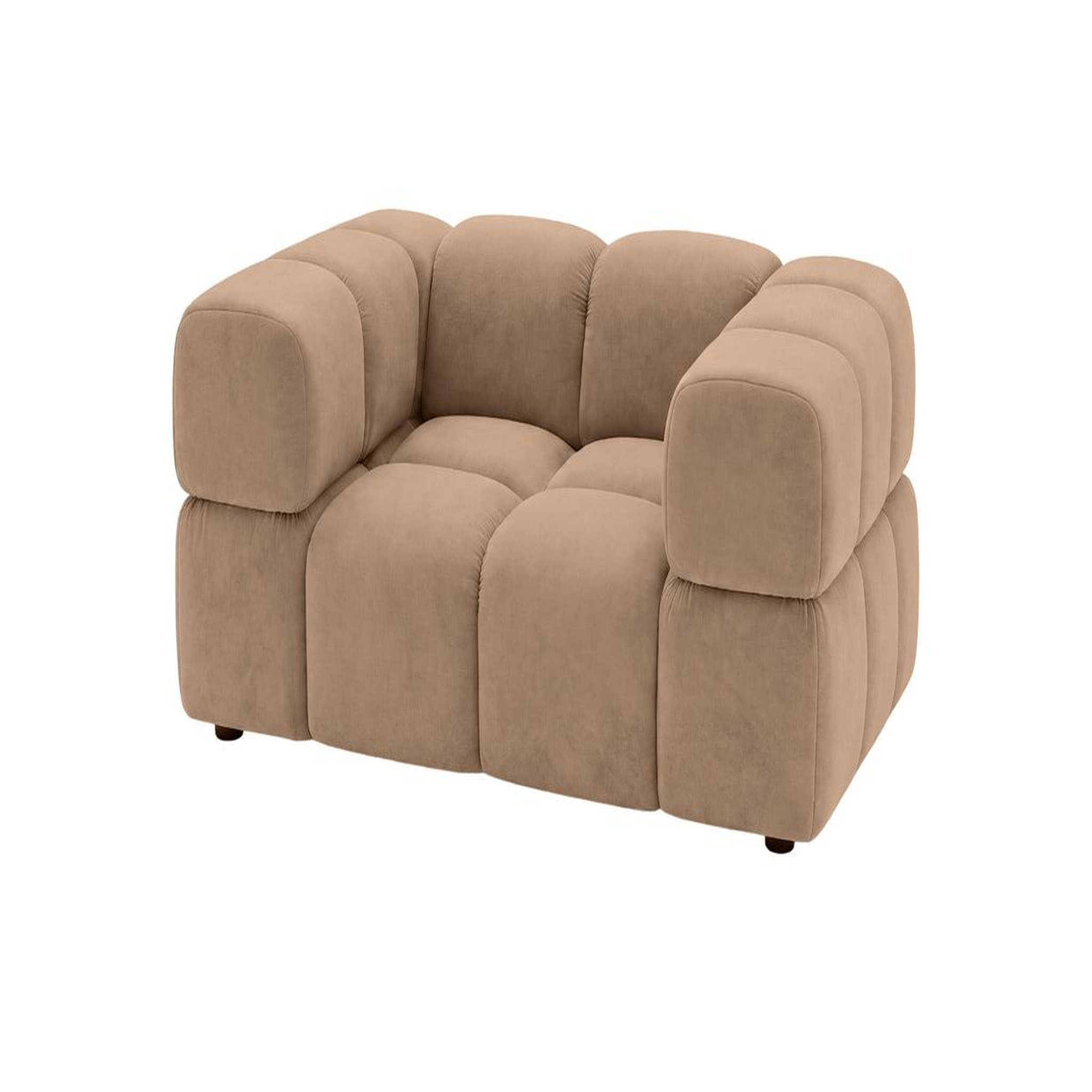Voir la diapositive 6 : CASANOVA PARIS GUSTAVE - Fauteuil tissu velours
