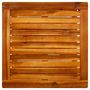 Voir la diapositive 4 : VIDAXL Table basse 60x60x45 cm Bois d'acacia solide