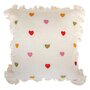 Voir la diapositive 1 : Atmosphera Kids Coussin Enfant Feston  Amour  40x40cm Beige