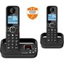 Voir la diapositive 2 : Alcatel Téléphone sans fil F860 Voice Duo Noir