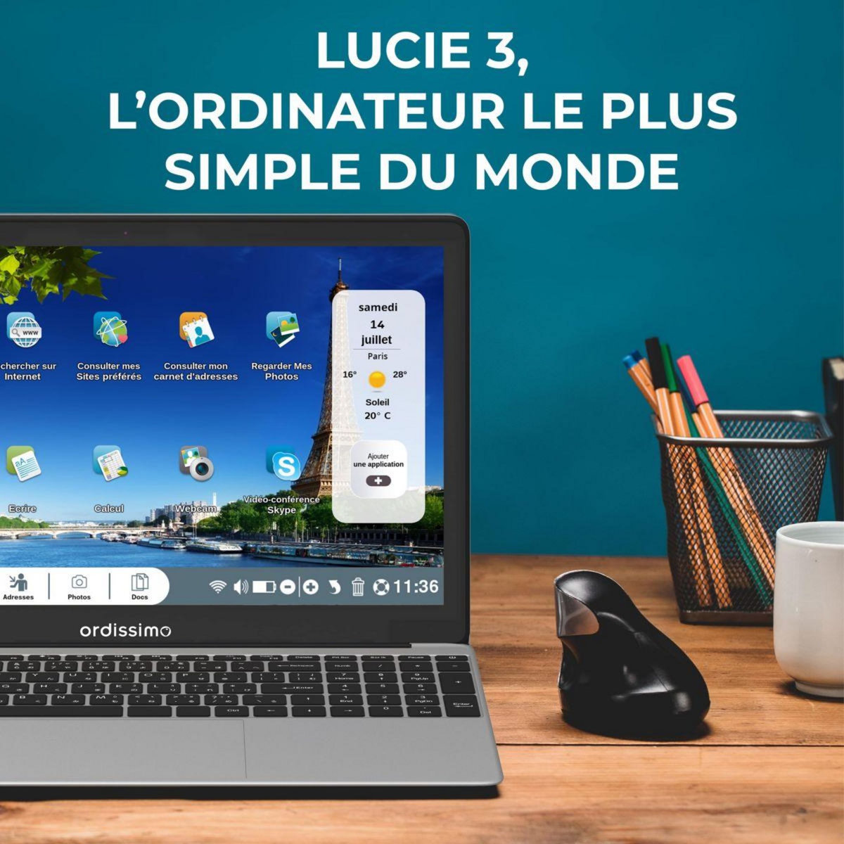 Ordissimo Ordinateur portable Lucie 3