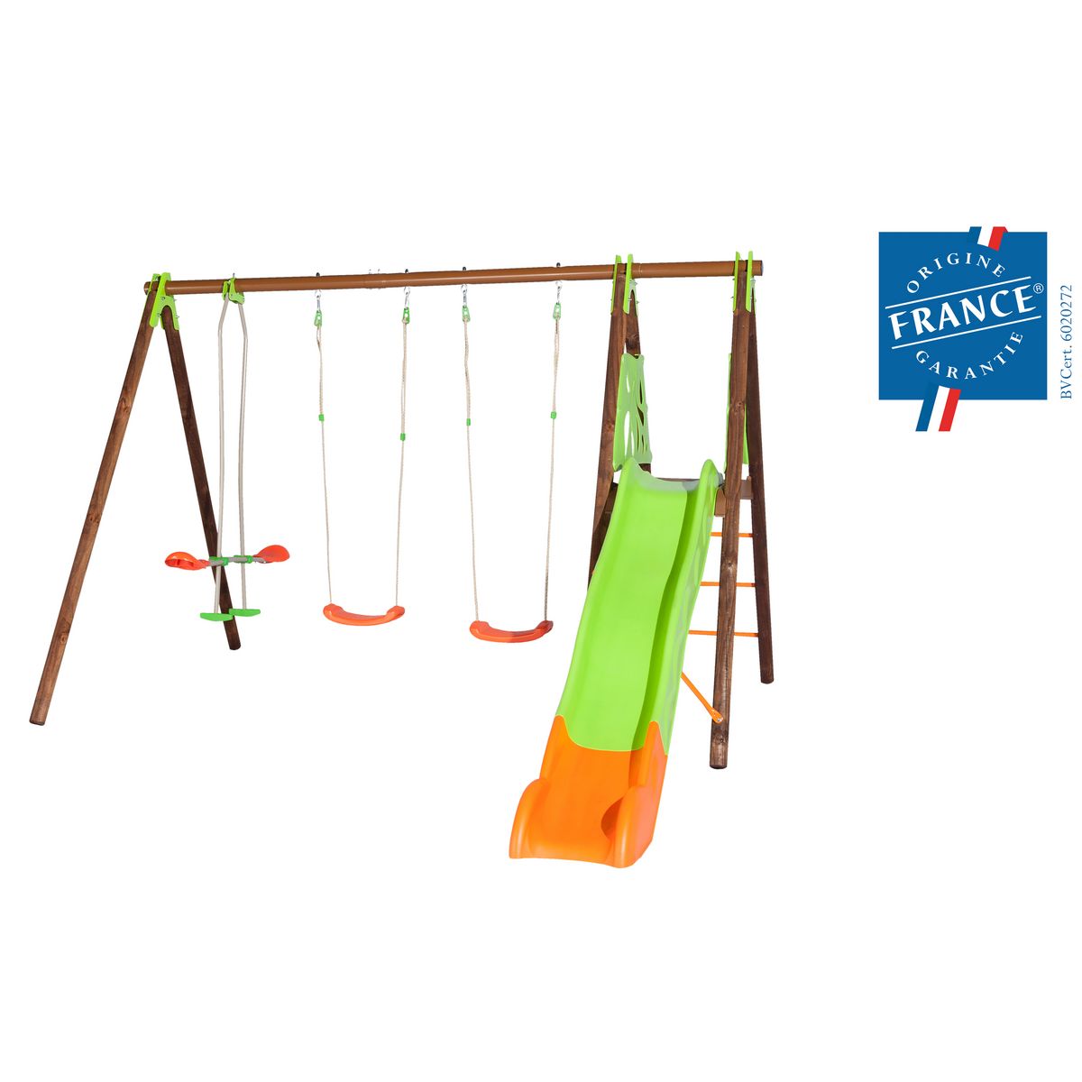 trigano Portique balançoire Bois/Métal Maralinga