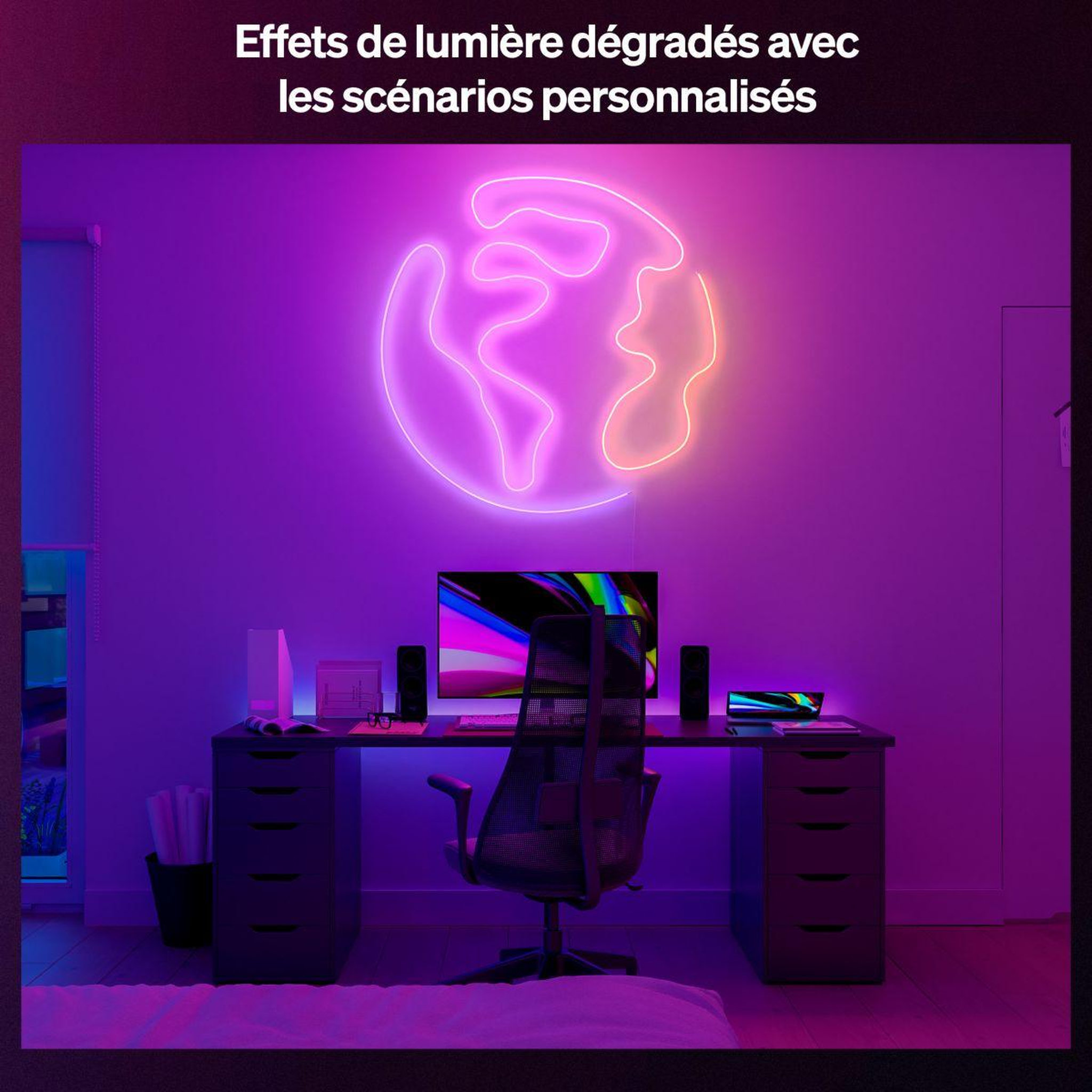 Voir la diapositive 5 : PHILIPS HUE Bandeau led essential flex strip light 5m color grad