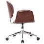 Voir la diapositive 4 : VIDAXL Chaise pivotante de bureau Marron Similicuir