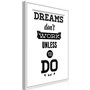 Voir la diapositive 1 : Paris Prix Tableau Imprimé  Dreams Don't Work Unless You Do