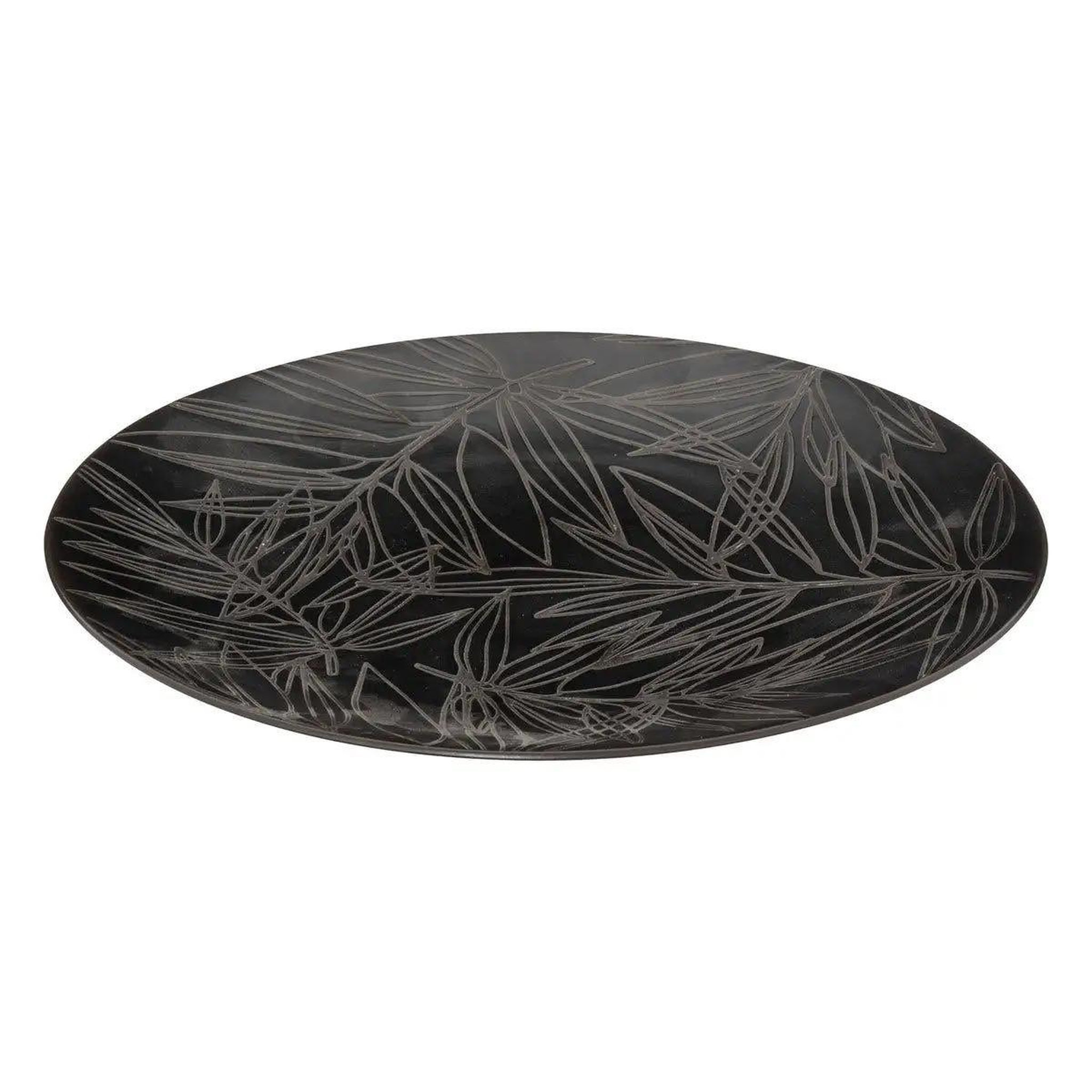 Voir la diapositive 2 : SECRET DE GOURMET Lot de 6 assiettes plates  vegy  27cm noir