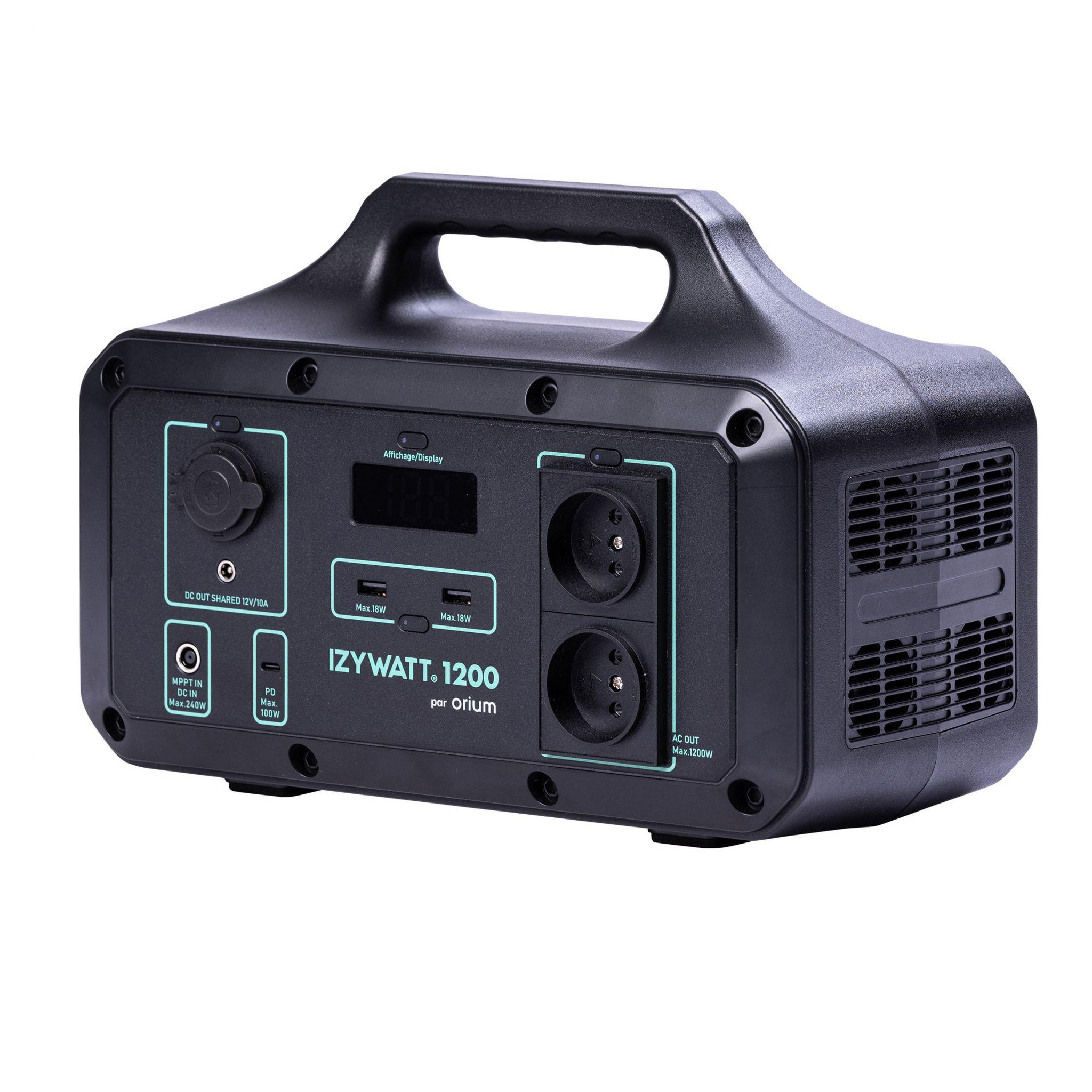 Voir la diapositive 1 : Orium Station énergie portable izywatt 1200 Orium