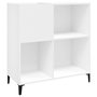 Voir la diapositive 2 : VIDAXL Armoire a disques blanc 84,5x38x89 cm bois d'ingenierie
