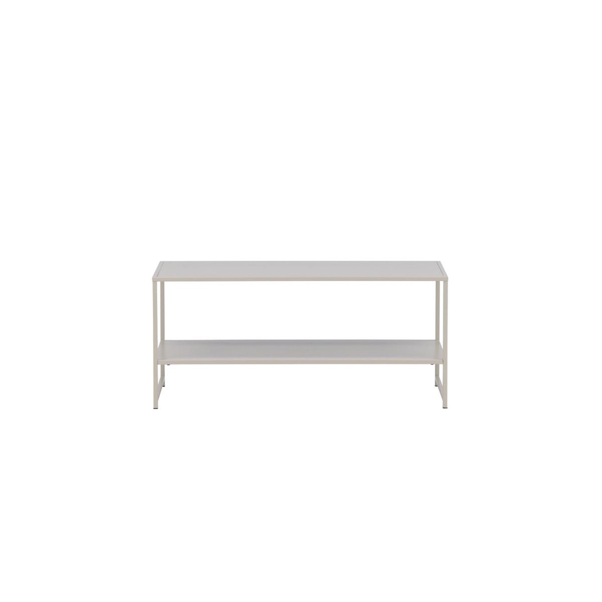 Voir la diapositive 2 : Paris Prix Table basse avec étagère  staal  102cm beige