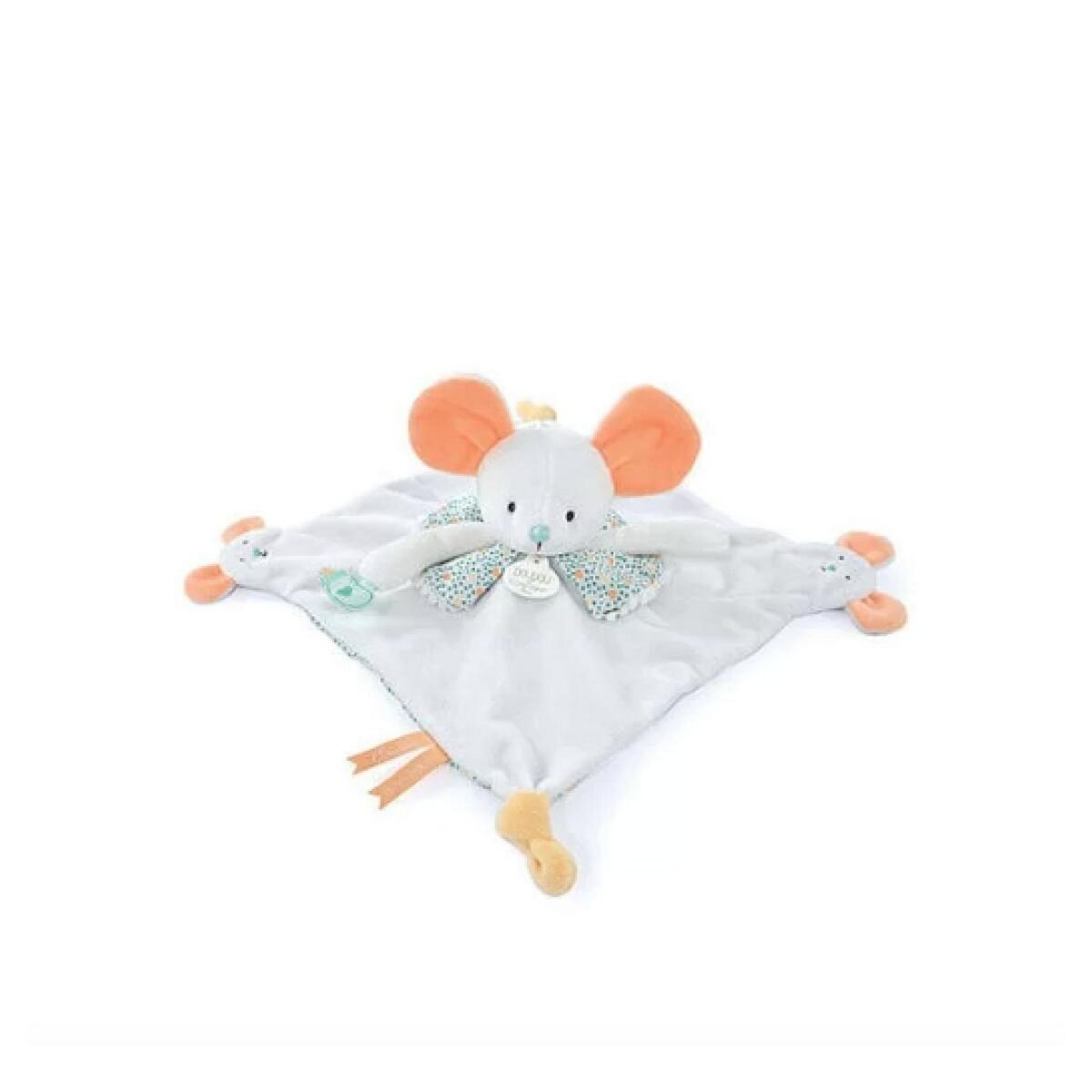 DOUDOU ET COMPAGNIE Doudou avec marionnette a doigts - souris
