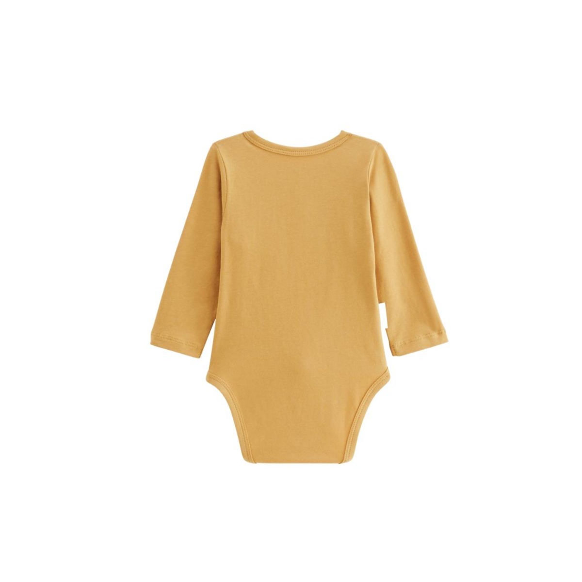 Petit Béguin Lot de 2 bodies bébé manches longues ouverture croisée Emilie