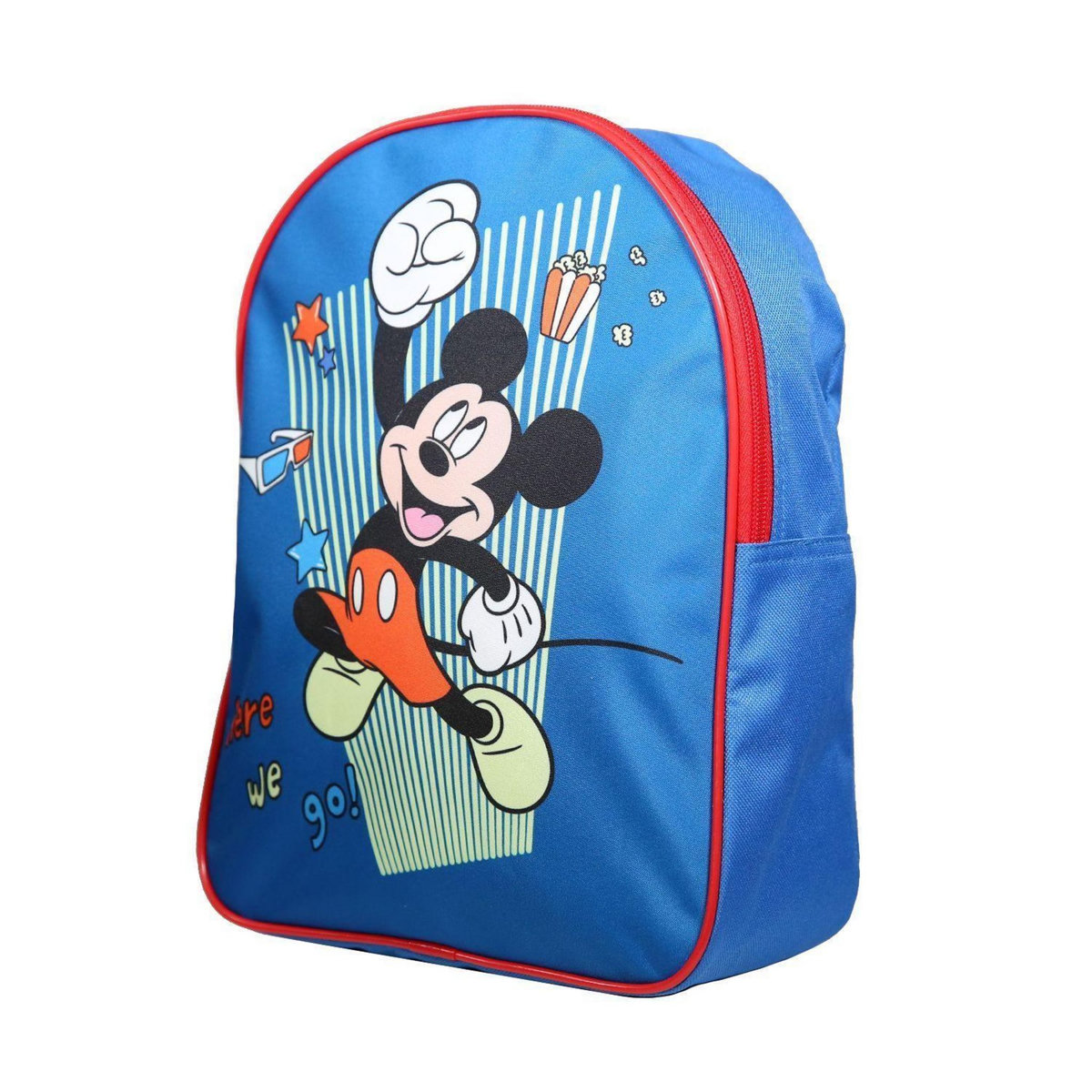 Bagtrotter BAGTROTTER Sac à dos gouter maternelle 31 cm Disney Mickey Bleu