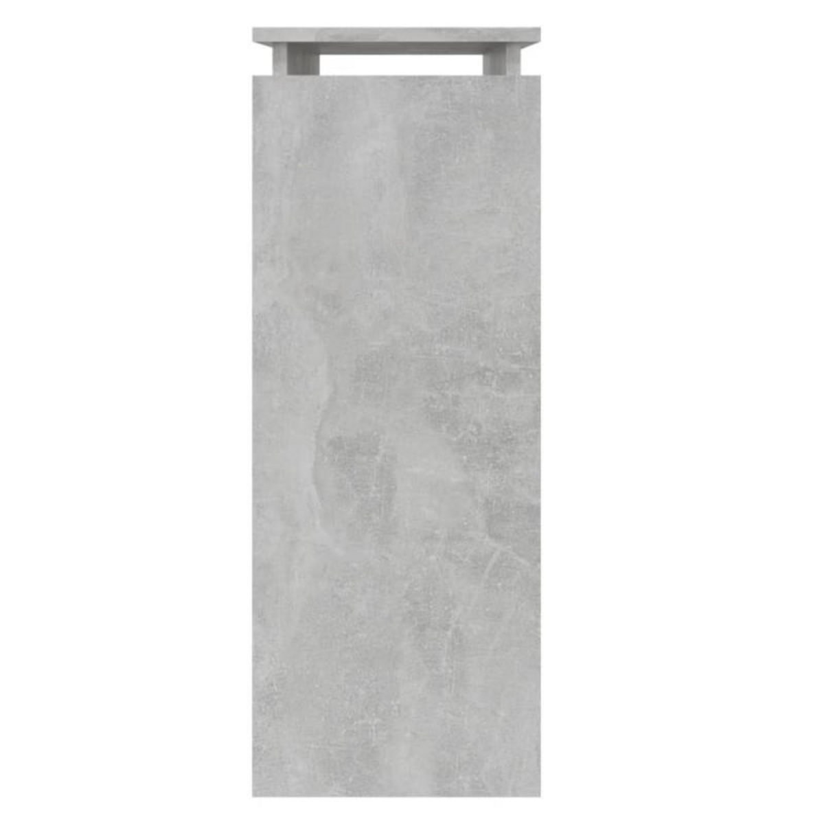 VIDAXL Table console Gris béton 80x30x80 cm Aggloméré