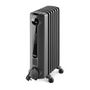Voir la diapositive 1 : DELONGHI Radiateur bain d'huille RADIA DELONGHI - 1500W - 3 allures de chauffe -Technologie Real Energy - Ecran digital -Batterie perform
