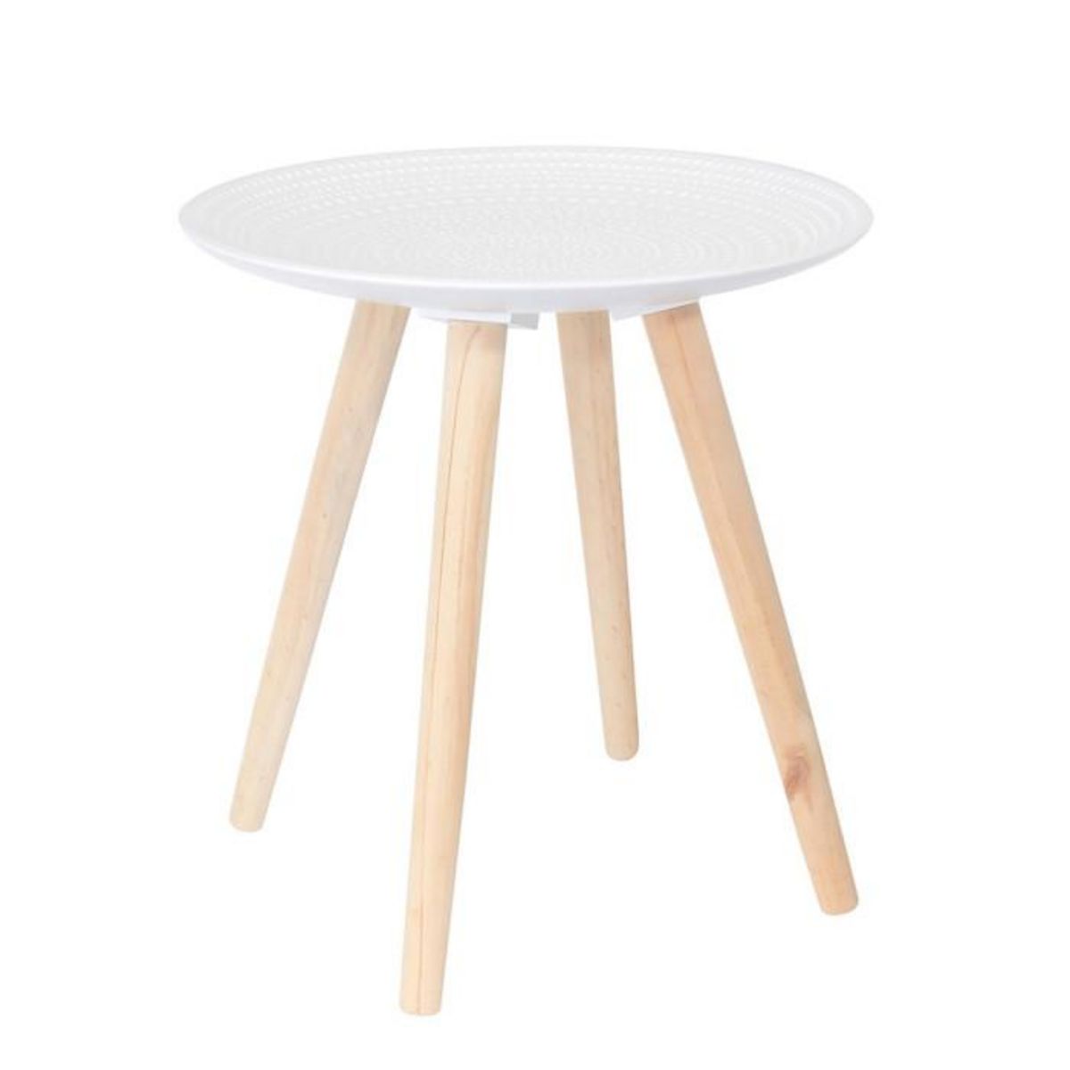 Paris Prix Lot de 2 Tables Gigognes  Sanda  49cm Blanc