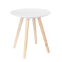 Voir la diapositive 3 : Paris Prix Lot de 2 Tables Gigognes  Sanda  49cm Blanc