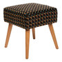 Voir la diapositive 1 : ATMOSPHERA Tabouret d'appoint en tissu jacquard CHIARA